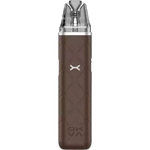 Load image into Gallery viewer, OXVA Xlim Go Pod Vape Kit in Dark Brown, 30W device with 1000mAh rechargeable battery and 2ml refillable pods, featuring adjustable airflow and compact design, includes a free 10ml Nic Salt e-liquid for a complete vaping experience
