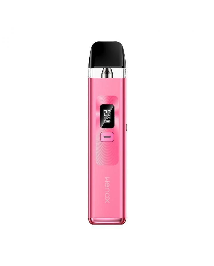 Geekvape Wenax Q Pod Vape Kit in Sakura Pink – sleek and lightweight pod system with an adjustable power output, smooth draw activation, and precise airflow control for a personalized vape.