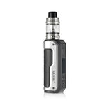Load image into Gallery viewer, Smok Fortis Kit 80W in Silver – powerful vape kit with 18650/21700 battery compatibility, 2ml TFV Mini V2 tank, and adjustable wattage up to 80W.
