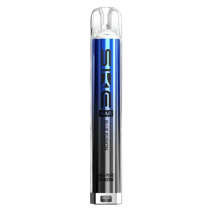 SKE Crystal Bar 600 Prefilled Pod Kit in blue fusion  – Rechargeable 20mg MTL Vape Pod System