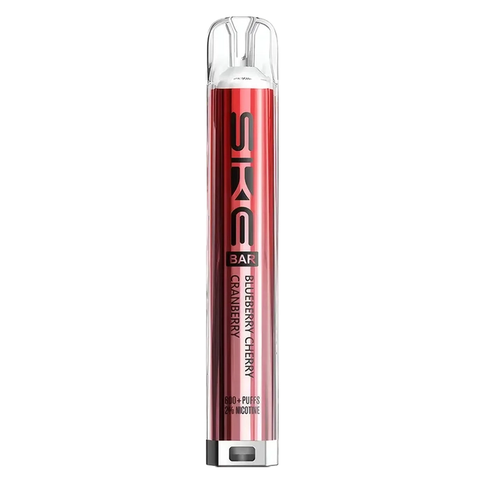 SKE Crystal Bar 600 Prefilled Pod Kit in blueberry cherry cranberry  – Rechargeable 20mg MTL Vape Pod System