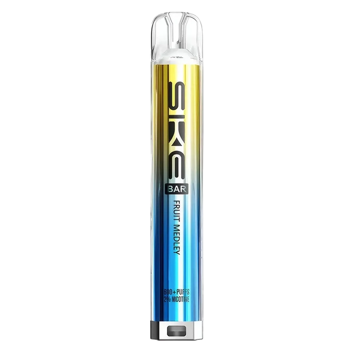 SKE Crystal Bar 600 Prefilled Pod Kit in fruit medley – Rechargeable 20mg MTL Vape Pod System