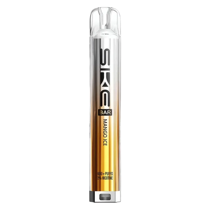 SKE Crystal Bar 600 Prefilled Pod Kit in mango ice – Rechargeable 20mg MTL Vape Pod System