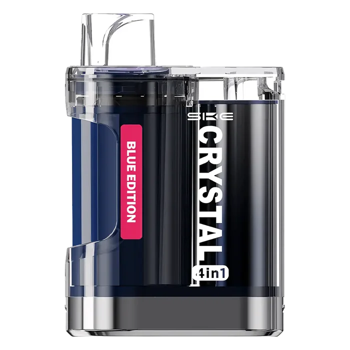 SKE Crystal 4 in 1 Prefilled Pod Kit Blue Edition – multi-flavor, high-capacity vape kit with sleek design