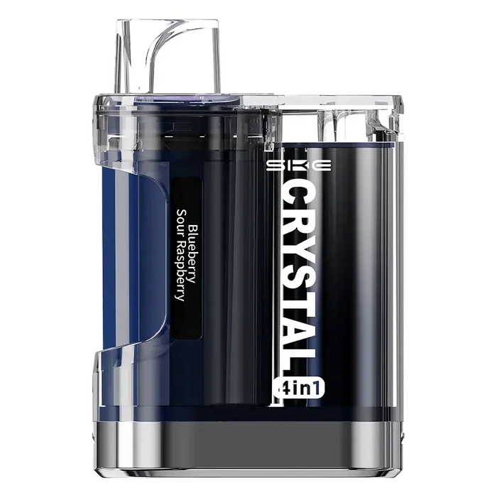 SKE Crystal 4 in 1 Prefilled Pod Kit Blueberry Sour Raspberry – multi-flavor, high-capacity vape kit with sleek design