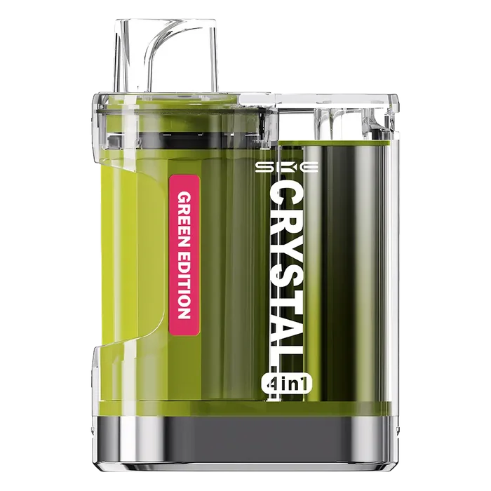 SKE Crystal 4 in 1 Prefilled Pod Kit Green Edition – multi-flavor, high-capacity vape kit with sleek design