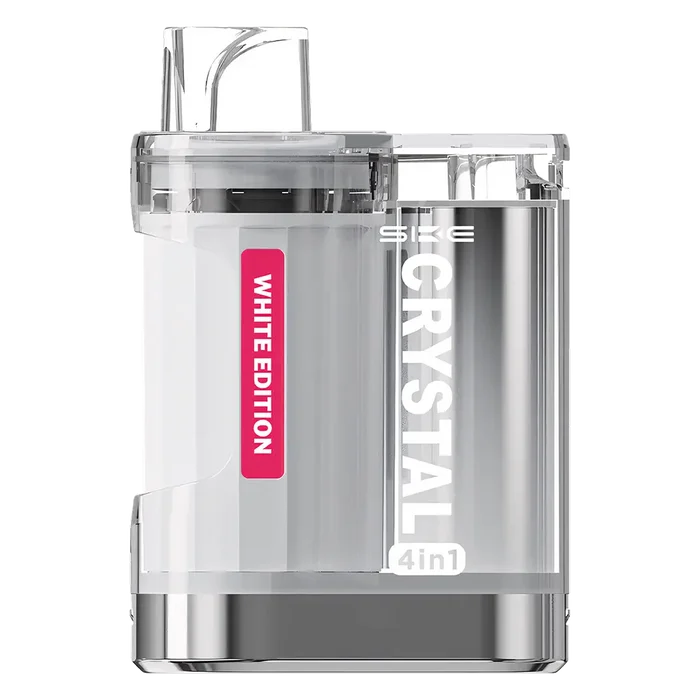 SKE Crystal 4 in 1 Prefilled Pod Kit White Edition – multi-flavor, high-capacity vape kit with sleek design