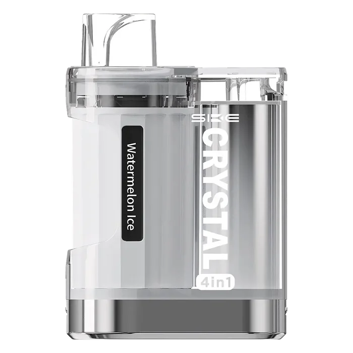 SKE Crystal 4 in 1 Prefilled Pod Kit Watermelon Ice – multi-flavor, high-capacity vape kit with sleek design