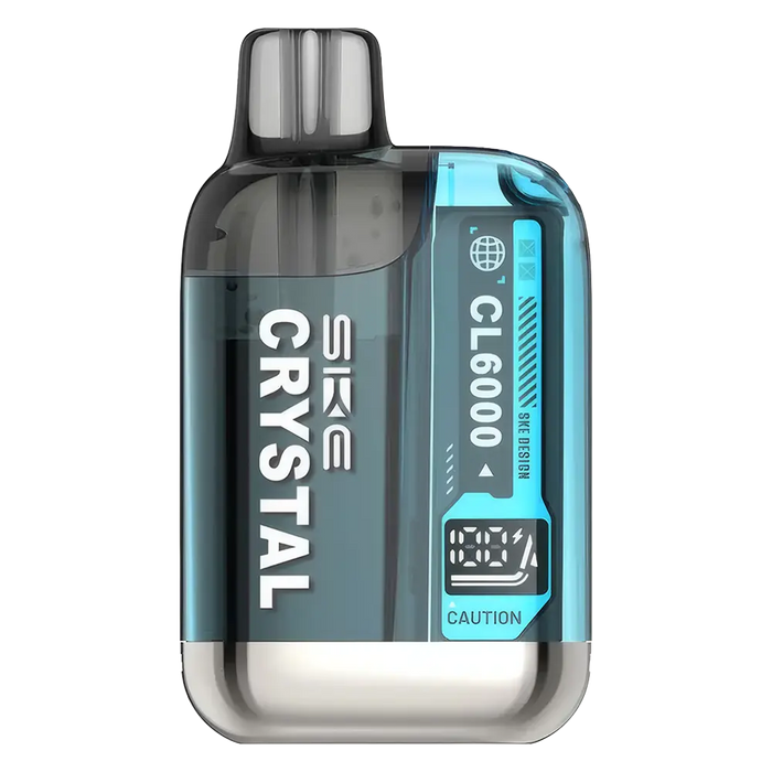 SKE Crystal CL6000 Prefilled Pod Kit in Blue Razz Lemonade flavor – compact vape device with up to 6,000 puffs.