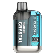 SKE Crystal CL6000 Prefilled Pod Kit in Blue Razz Lemonade flavor – compact vape device with up to 6,000 puffs.