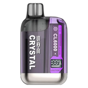 SKE Crystal CL6000 Prefilled Pod Kit in Blueberry Raspberries flavor – compact vape device with up to 6,000 puffs.