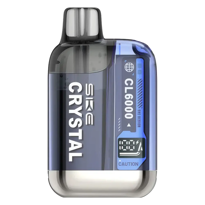 SKE Crystal CL6000 Prefilled Pod Kit in Blueberry Sour Raspberry flavor – compact vape device with up to 6,000 puffs.