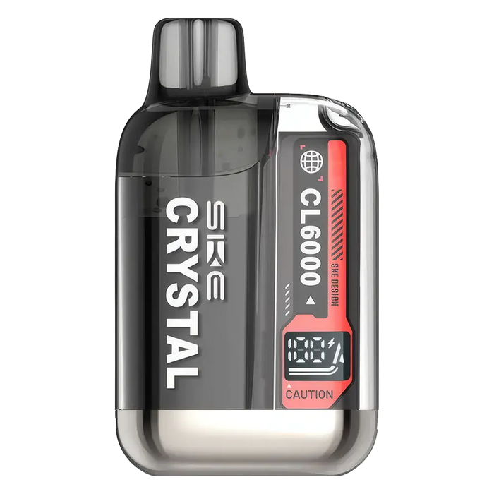 SKE Crystal CL6000 Prefilled Pod Kit in Fizzy Cherry flavor – compact vape device with up to 6,000 puffs.