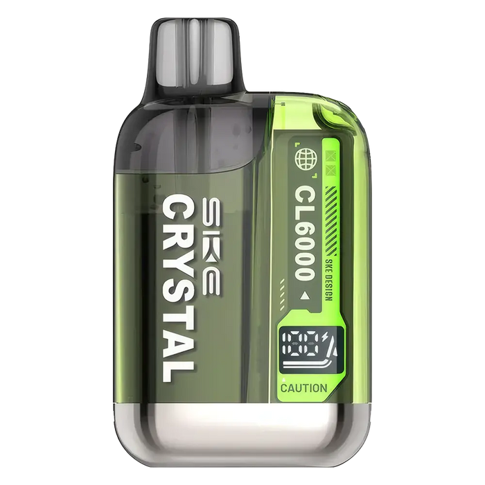 SKE Crystal CL6000 Prefilled Pod Kit in Sour Pineapple flavor – compact vape device with up to 6,000 puffs.