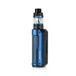 Load image into Gallery viewer, Smok Fortis Kit 80W in Blue – powerful vape kit with 18650/21700 battery compatibility, 2ml TFV Mini V2 tank, and adjustable wattage up to 80W.
