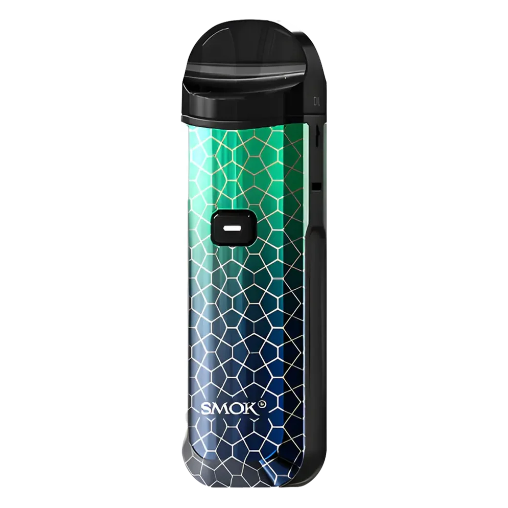SMOK Nord Pro pod kit in Green Blue Armour with 1100mAh battery