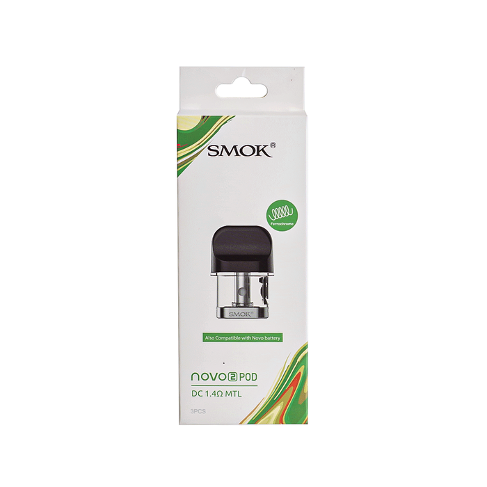 SMOK Novo 2 Refillable Pods – 2ml leak-resistant side-fill pods; fits Novo 2 & Novo series, smooth flavor & vapor.