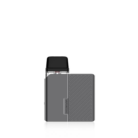 Vaporesso XROS Nano Pod Kit in Space Grey – ultra-compact and sleek pod vape with an adjustable airflow, 1000mAh battery, and SSS leak-resistant technology for smooth and reliable MTL vaping.