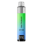 Load image into Gallery viewer, Crystal Pro CP 10K 0mg Blue Sour Raspberry vape kit with 10000 puffs, mesh coil and rechargeable pod system for UK users