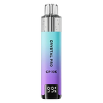 Load image into Gallery viewer, Crystal Pro CP 10K 0mg Blueberry Raspberry vape kit with 10000 puffs, mesh coil and rechargeable pod system for UK users
