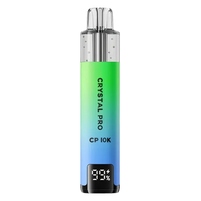 Crystal Pro CP 10K 0mg Mr Blue vape kit with 10000 puffs, mesh coil and rechargeable pod system for UK users