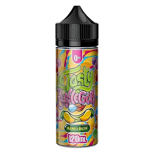 Tasty Fruity Premium E-Liquid 100ml Mango Blow – bold, juicy vape juice with vibrant fruit flavors and smooth 70/30 VG PG blend