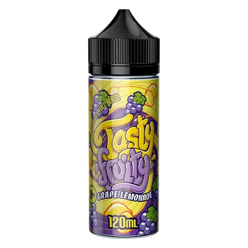 Tasty Fruity Premium E-Liquid 100ml Grape Lemonade – bold, juicy vape juice with vibrant fruit flavors and smooth 70/30 VG PG blend