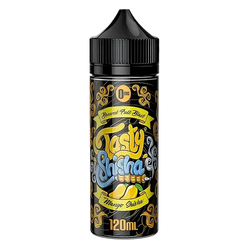Tasty Fruity Premium E-Liquid 100ml Mango Shisha – bold, juicy vape juice with vibrant fruit flavors and smooth 70/30 VG PG blend