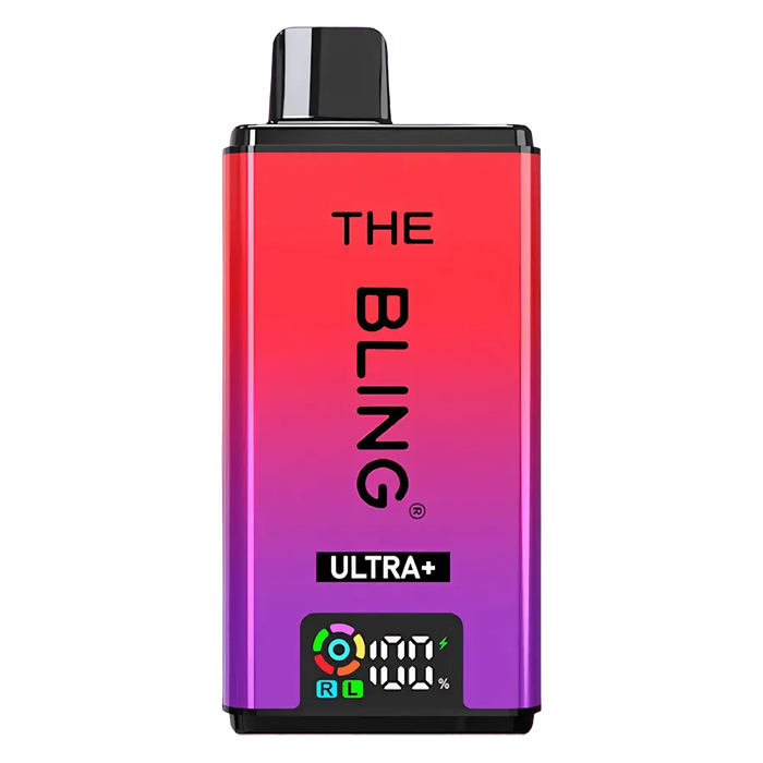 The Bling Ultra Plus 30K Prefilled Pod Kit in Berry Blaze/ Cherry Berry flavor – vibrant vape device with up to 30,000 puffs.