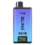 Load image into Gallery viewer, The Bling Ultra Plus 30K Prefilled Pod Kit in Blueberry Raspberry flavor – vibrant vape device with up to 30,000 puffs.
