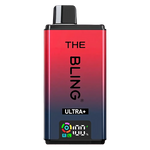 Load image into Gallery viewer, The Bling Ultra Plus 30K Prefilled Pod Kit in Blueberry Stawberry/ Blackberry Blueberry flavor – vibrant vape device with up to 30,000 puffs.
