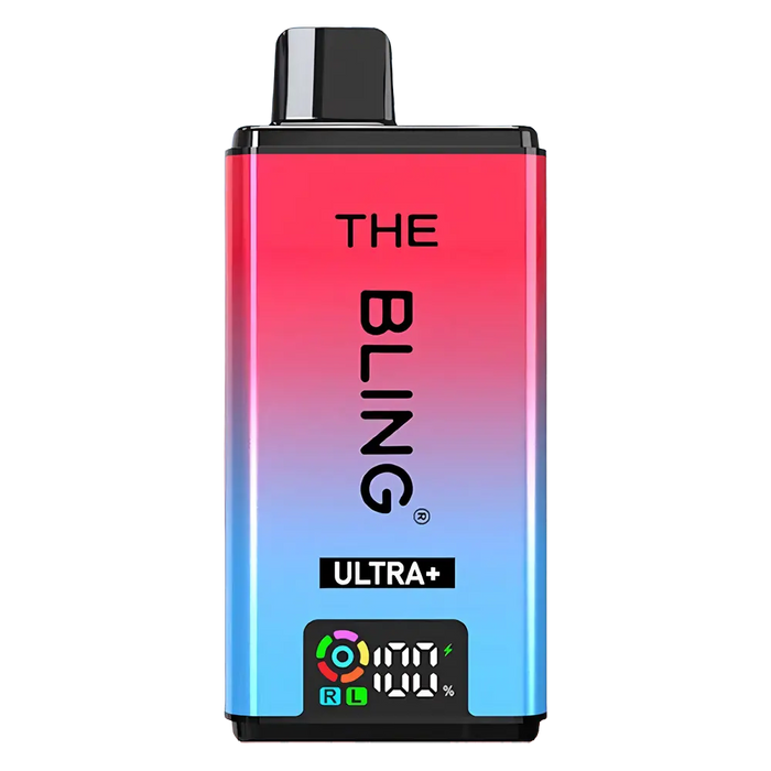 The Bling Ultra Plus 30K Prefilled Pod Kit in Cherry Watermelon/ Watermelon Ice flavor – vibrant vape device with up to 30,000 puffs.