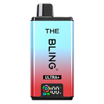 Load image into Gallery viewer, The Bling Ultra Plus 30K Prefilled Pod Kit in Fizzy Cherry/ Cherry Cola flavor – vibrant vape device with up to 30,000 puffs.

