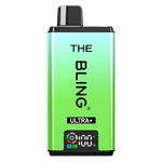 Load image into Gallery viewer, The Bling Ultra Plus 30K Prefilled Pod Kit in Fresh Mint/ Strawberry Mint flavor – vibrant vape device with up to 30,000 puffs.
