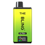 Load image into Gallery viewer, The Bling Ultra Plus 30K Prefilled Pod Kit in Lemon Lime flavor – vibrant vape device with up to 30,000 puffs.
