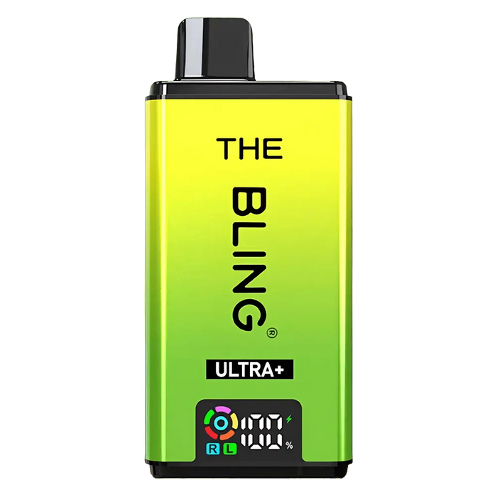 The Bling Ultra Plus 30K Prefilled Pod Kit in Lemon Lime flavor – vibrant vape device with up to 30,000 puffs.