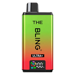 Load image into Gallery viewer, The Bling Ultra Plus 30K Prefilled Pod Kit in Strawberry Kiwi/ Strawberry Watermelon flavor – vibrant vape device with up to 30,000 puffs.
