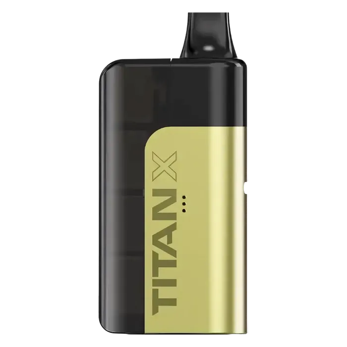 Titan X Prefilled Pod Kit in Lemon Lime flavor, a sleek and easy-to-use disposable vape, prefilled with smooth nicotine salt e-liquid for a satisfying and convenient vaping experience.
