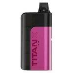 Load image into Gallery viewer, Titan X Prefilled Pod Kit in Pink Burst flavor, a sleek and easy-to-use disposable vape, prefilled with smooth nicotine salt e-liquid for a satisfying and convenient vaping experience.
