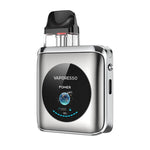 Load image into Gallery viewer, Vaporesso XROS 4 Nano Pod Kit in Titanium Silver – ultra-compact vape device with an adjustable airflow, and COREX heating tech for consistent flavor.

