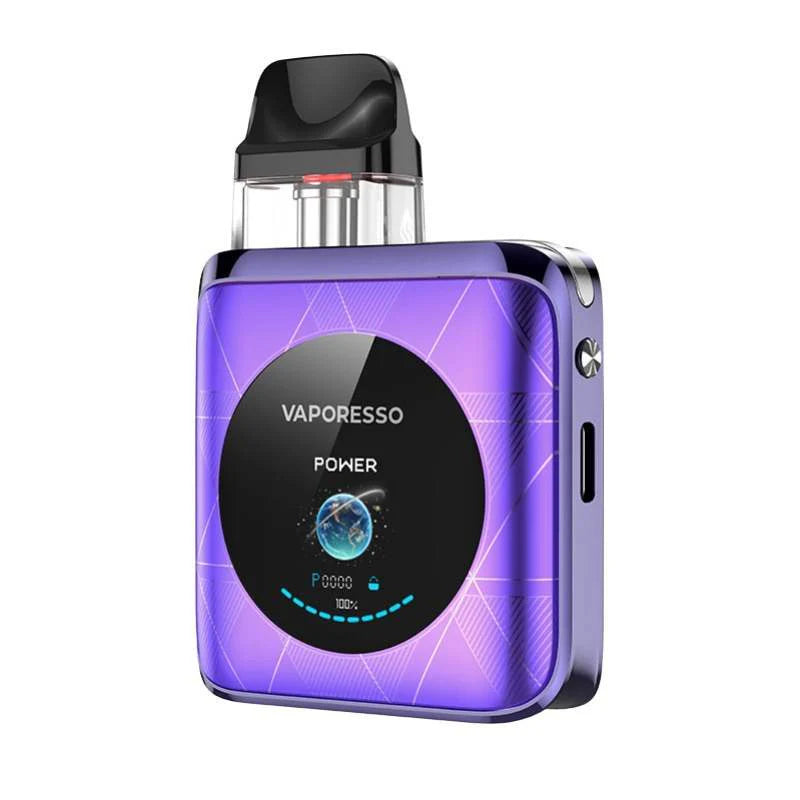 Vaporesso XROS 4 Nano Pod Kit in Twilight Purple – ultra-compact vape device with an adjustable airflow, and COREX heating tech for consistent flavor.