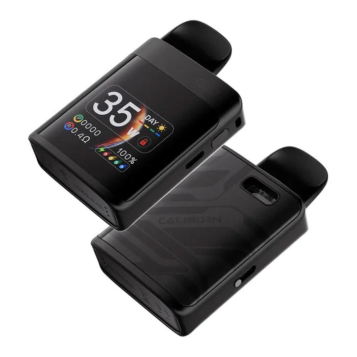Uwell Caliburn G3 Pro Koko Pod Kit in Midnight Black – compact pod vape device with refillable pods and built-in battery.
