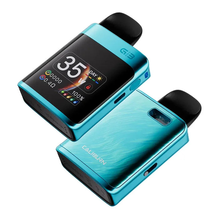 Uwell Caliburn G3 Pro Koko Pod Kit in Sky Blue – compact pod vape device with refillable pods and built-in battery.