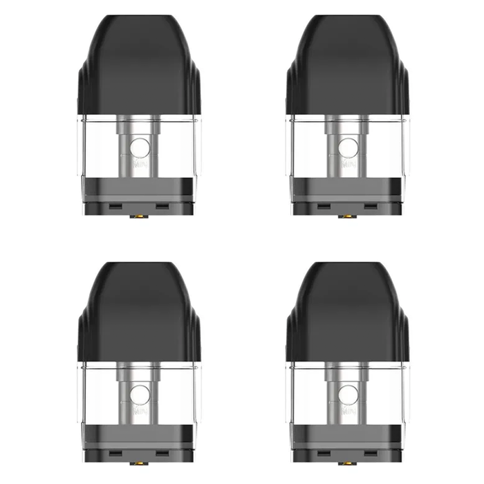 Uwell Caliburn/Koko Pods 4-Pack – 2ml top-fill, leak-proof design with Pro-FOCS flavor technology.