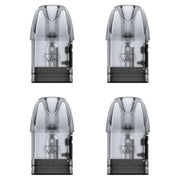 Uwell Caliburn A2S Pods – 2ml side-fill, leak-resistant, 4-pack with built-in 1.2Ω mesh coils for smooth flavor & vapor.