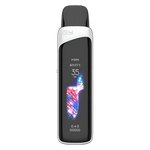 Load image into Gallery viewer, Uwell Caliburn G4 Pro Pod Kit in Frost White – advanced pod system with 1000mAh built-in battery, 2ml refillable pods, OLED display, and airflow control for MTL and RDTL vaping.
