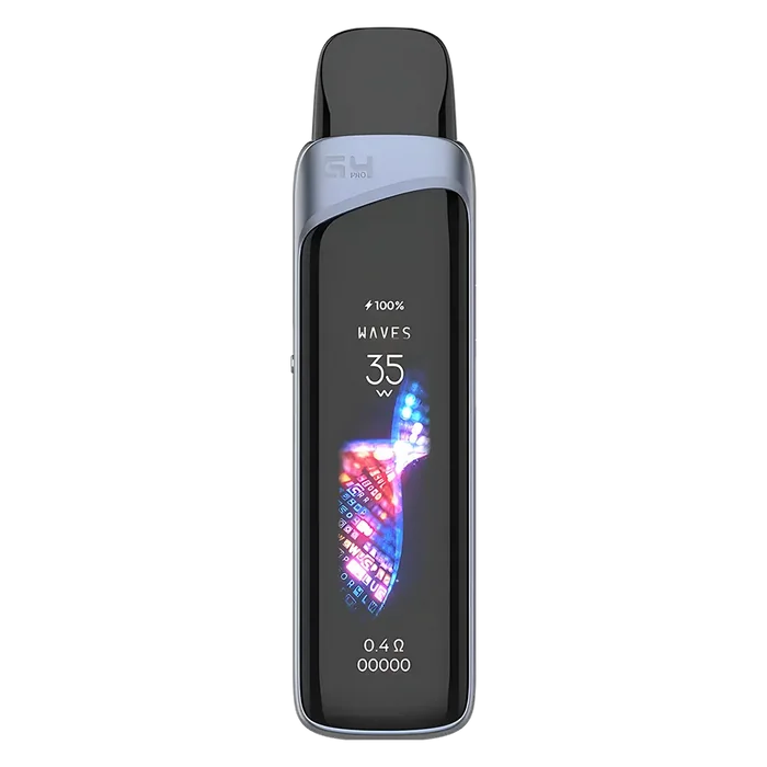 Uwell Caliburn G4 Pro Pod Kit in Ink Blue – advanced pod system with 1000mAh built-in battery, 2ml refillable pods, OLED display, and airflow control for MTL and RDTL vaping.