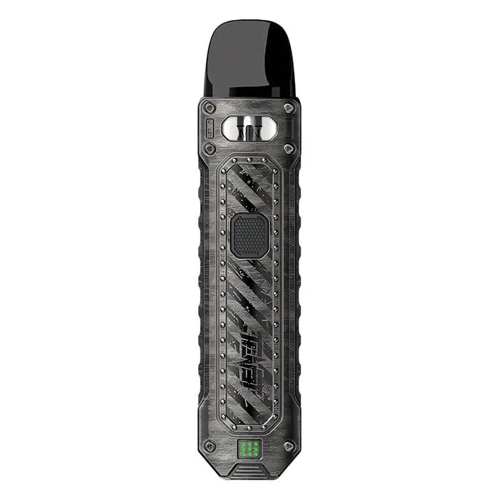 Uwell Caliburn Tenet Pod Kit in Iron Grey – rugged and industrial-style pod system with a matte black finish.