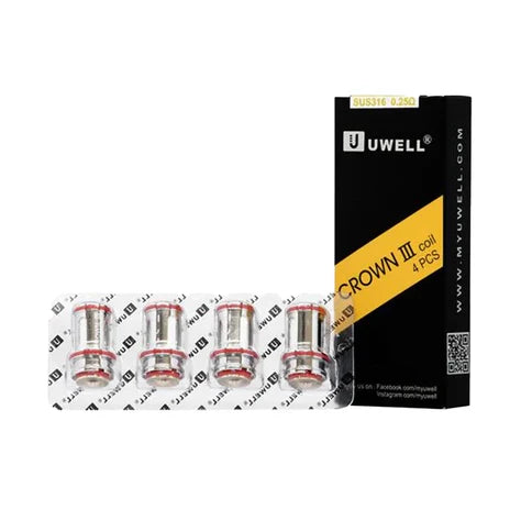 UWELL Crown III Coils 0.25 ohm 4 Pcs