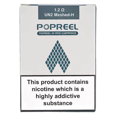 Uwell Popreel N1 Pods – 2ml top-fill, leak-resistant with Pro-FOCS tech for rich flavor & smooth vaping.